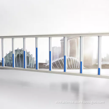 Hot Sale White and Blue Civil Road Barrier